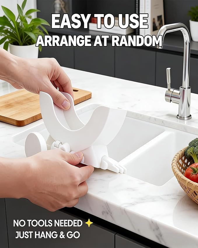 Kitchen Sink Sponge Holder, Cute Peeing Sink Caddy Rack with Drainage, Funny Scrub Sponge Holder & Soap Organizer, 3D Printing Kitchen Sink Countertop Sponge Holders, Keeps Your Sponge Dry