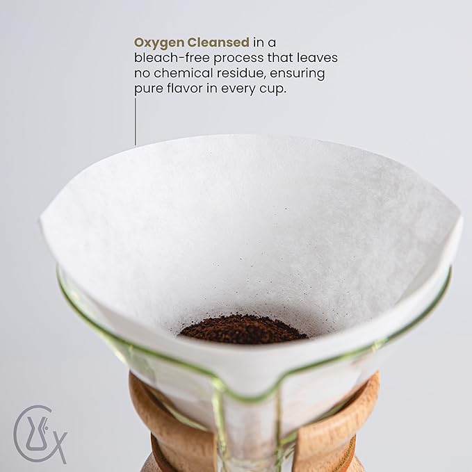 Chemex Bonded Filter - Half Moon - 100 ct