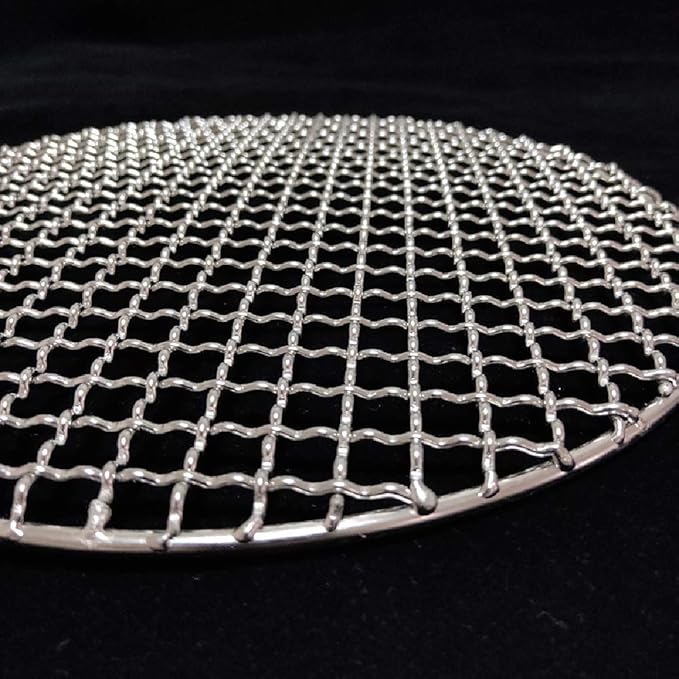 Cooling Rack Dia 7" Round Stainless Steel Cross Wire Barbecue Carbon Baking Net Grill Pan Grate for Instant Pot/Pressure Cooker/Oven (180mm/7)
