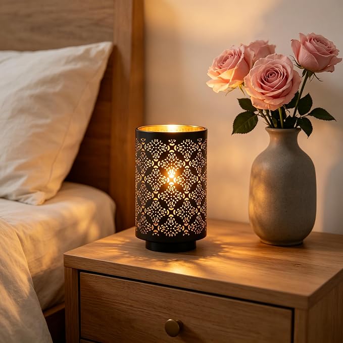 Hosley Diamond Cut Candle Holder 8 Inch Height Ideal Gift for Wedding Spa Lantern Reiki Decor LED Candles P9
