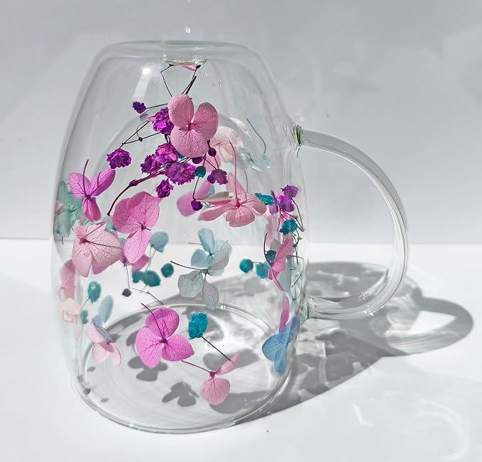 NBHUZEHUA Double Walled Coffee Mugs Glass Cups Wedding Anniversary Registry Gifts for Women Bridesmaid Engagement Gifts for Couples 2025