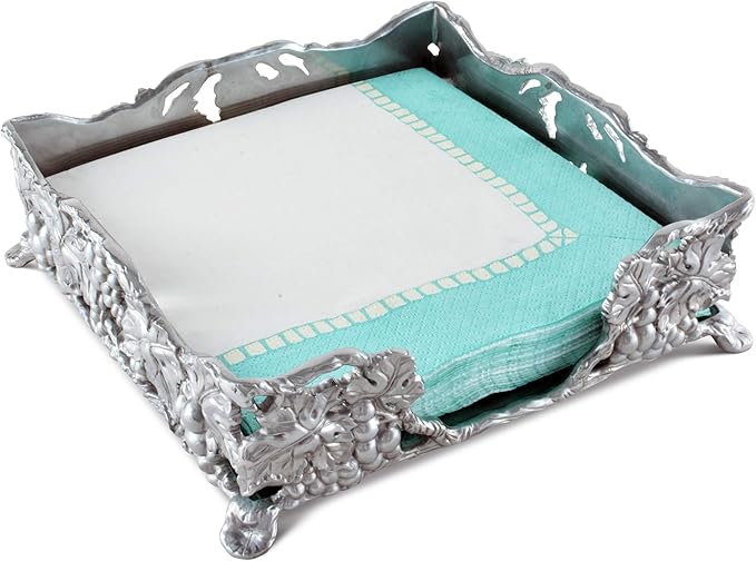 Arthur Court Designs Grape Luncheon Napkin Box