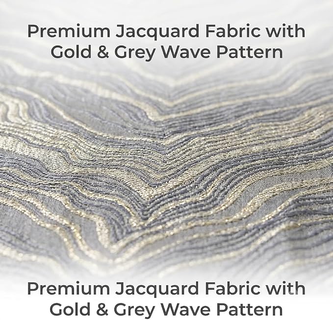 Dark Gray Placemats Set of 6, 12x18 Inch Irregular Mountain-Inspired Jacquard Table Mats, Double Sided Reversible Non Slip Place Mats, Grey Oriental Dining Table Decor for Kitchen