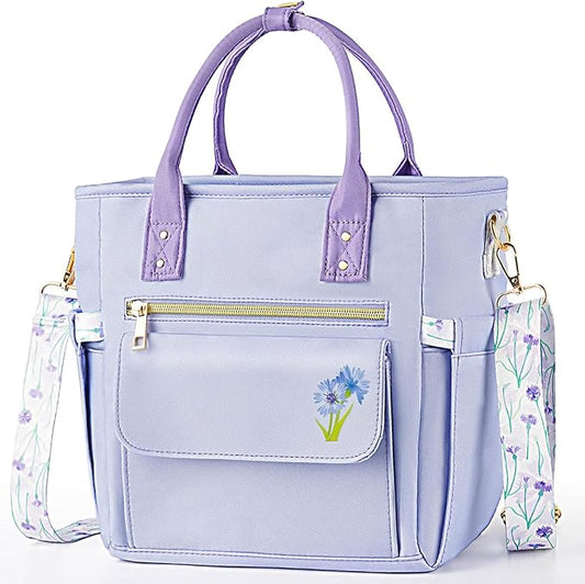 GLORIEROO Deluxe Insulated Lunch Box Bag Women - Leakproof Waterproof Cooler with Multi Pockets Removable Strap for Work Picnic - Teacher Mothers Day Christmas Birthday Gifts