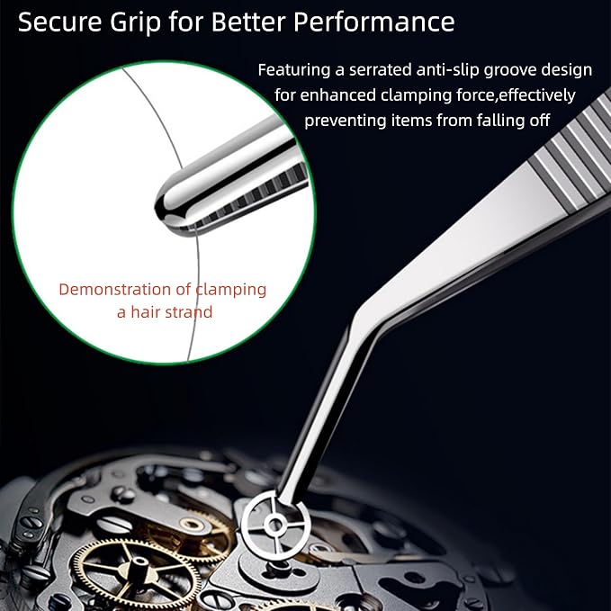 8In SUS304 Straight Tweezers Tongs, Stainless Steel Cooking Tweezers Dishwasher Safe for Grilling, Baking (8In SUS304 Straight Tweezers)