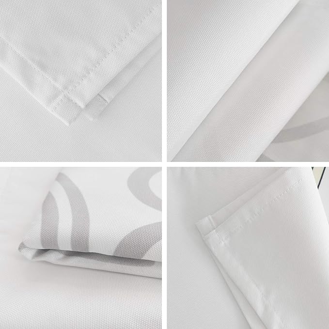 72 inches Long Grey Table Runners, Stripes Linen Table Runner Farmhouse Dresser Scarves,Modern Decortaive Table Runner Cover for Kitchen Dining Coffee Table Holiday Party Wedding,14"x72"