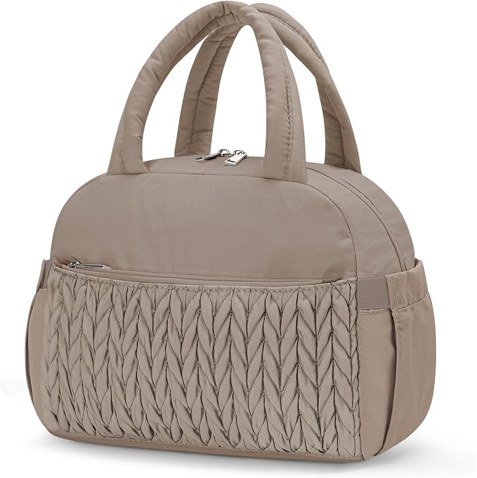 Coobiiya Insulated Lunch Bag Women/Men, Taslon Leakproof Thermal Lunch Box for Women Men, Cute Waterproof Cooler Bag for Work Picnic Travel