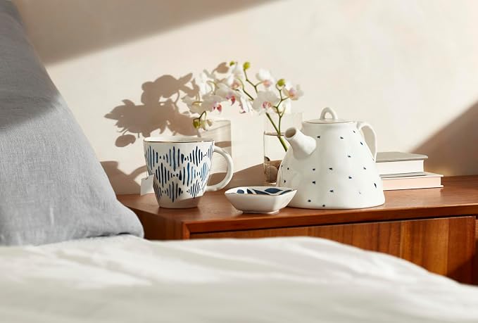 Lenox Blue Bay 4-Piece Dessert Mug Set, 2.75 LB