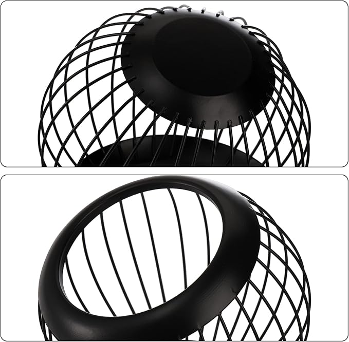 TOPZEA Coffee Pod Holder, Large Capacity Metal K Cups Holder Organizer Coffee Capsule Container Basket, Espresso Pods Storage for Counter, Bar Station Accessories, Black