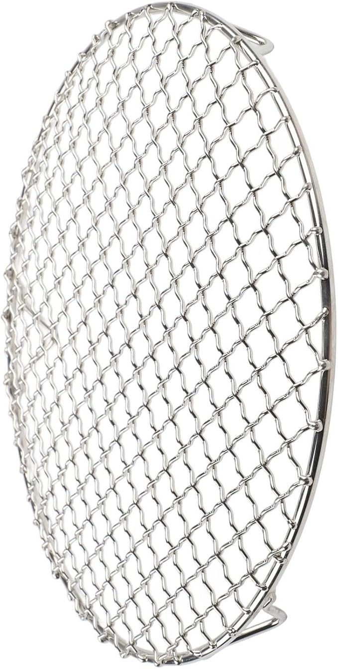 Round Cooling Rack 201 Stainless Steel Wire Grid For Baking, Grilling, Steaming And Drying Food In Oven Or Kitchen, Silver, Multiple Sizes Available(24.5cm)