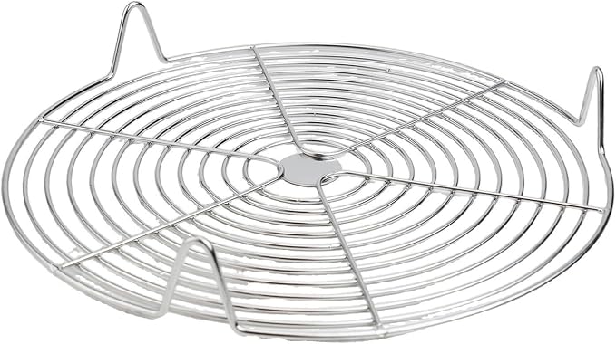 Round Cooking Rack, Stainless Steel Steamer Rack Baking Cooling Steaming Grilling Rack, Pot Tripod, Wire Steamer Pot Holder for Pots Pans Woks Dumplings Eggs Grilling(28cm)