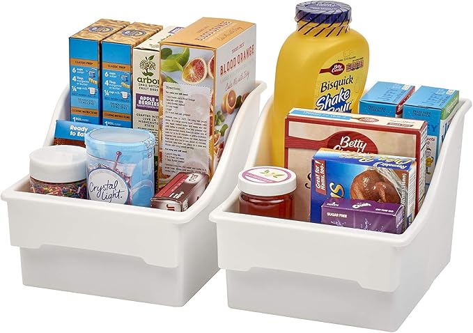 Buddeez Medium Pantry Storage Bin, Set of 2