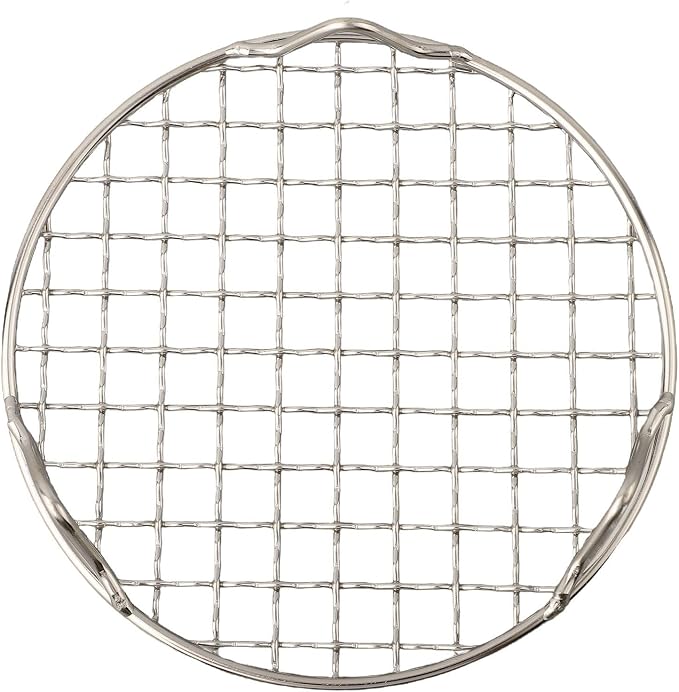 Round Cooling Baking Rack, 201 Stainless-Steel Wire Oven Grill Sheet with 3-Leg Stable Design, 1.2cm Mesh for Even Heating, Multi-Size Options 13cm to 40.5cm, for Baking, Roasting(15cm)