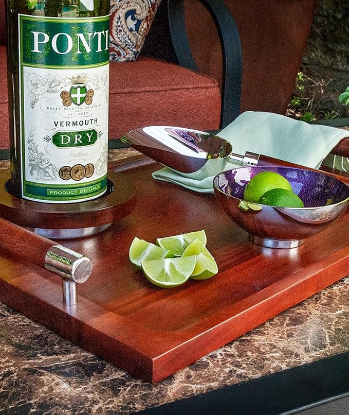 Sierra Wood Tray with Handles by Mary Jurek Design
