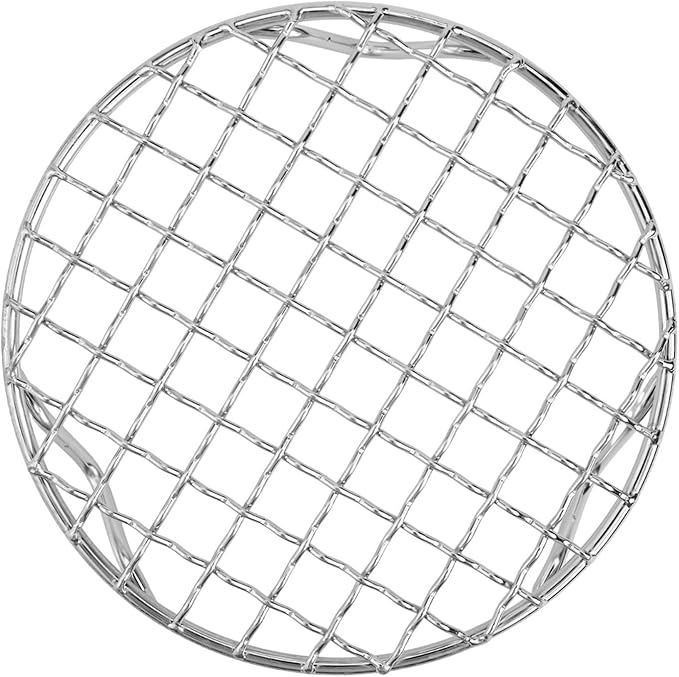 Round Cooling Baking Rack 201 Stainless-Steel Wire Oven Grill Sheet with Stable Tri-Leg Design for Baking, Roasting, Grilling, Drying and Cooling Cakes, Pies, Cookies, Pizza(13cm)
