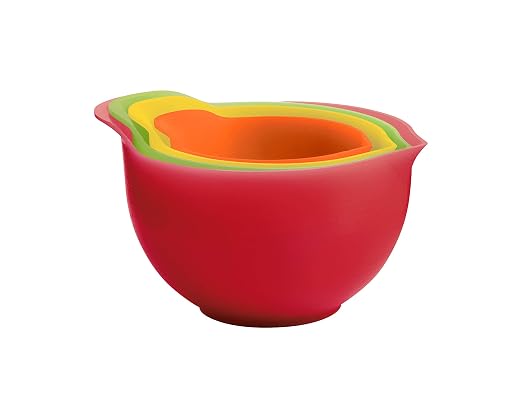Trudeau Bamboo Melamine Measuring Cups, Set of 4