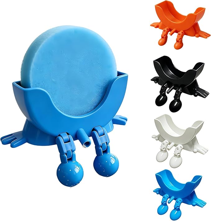 Kitchen Sink Sponge Holder, Cute Peeing Sink Caddy Rack with Drainage, Funny Scrub Sponge Holder & Soap Organizer, 3D Printing Kitchen Sink Countertop Sponge Holders, Keeps Your Sponge Dry