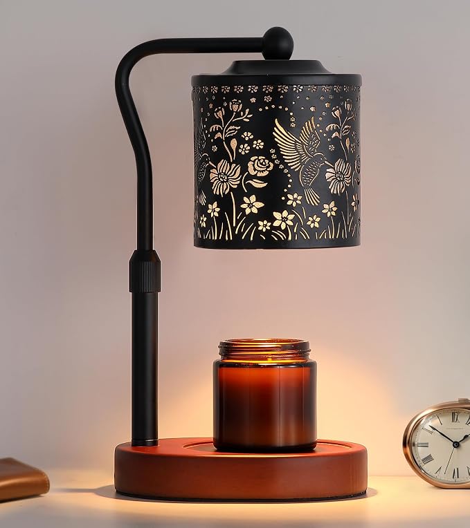 MEXISUE Candle Warmer Lamp with Timer, Bird Candle Warmer Lamp with Jar Candles,Wax Melt Warmer for Housewarming Gift, Birthday Mother's Day Valentines Gifts for Women,Mom,Sister,Bedroom Decor