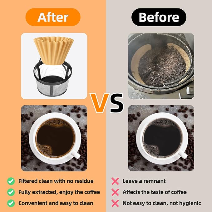 5 Cup Coffee Maker Filters Compatible with Mr.Coffee | 100 Count,Thicken Natural 5 Cup Coffee Maker Filters Compatible with Mr.Coffee Mini Brew