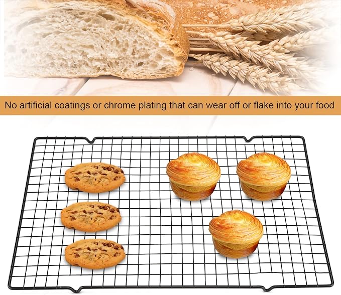 2PCS Cooling Rack, Baking Cooling Rack Cooling Rack Stainless Steel Cooling Racks for Cooking and Baking Wire Rack for Cooking