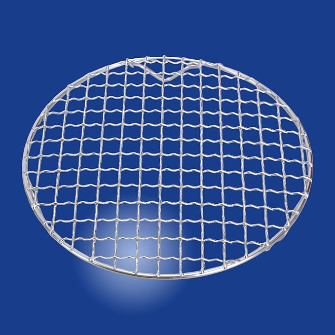 Multifuntional Round Cooling Rack Professional Barbecue Meshs Stainless Steel Texture Suitable for Baking and Grilling Oven Grills Sheet