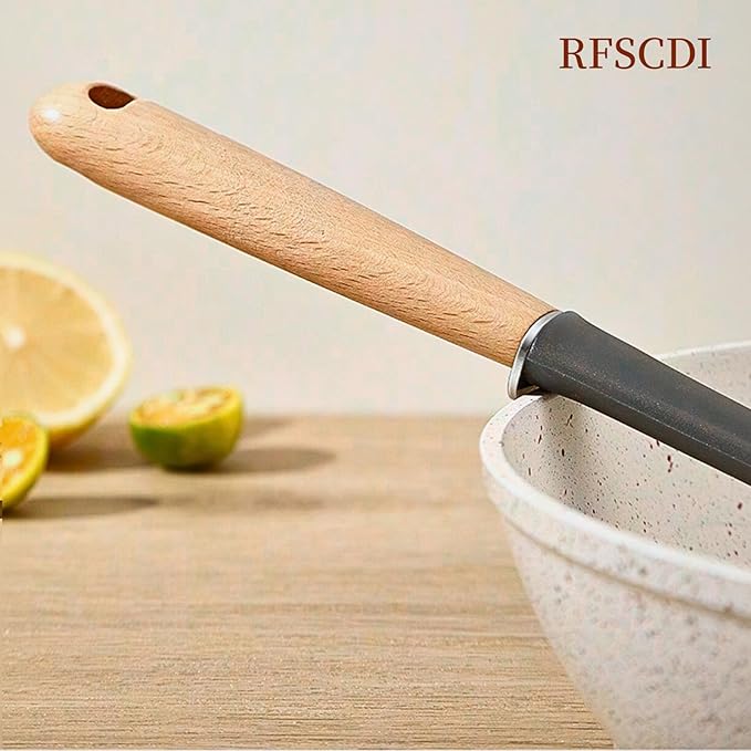 2-Piece Cooking Spatula Set - German standard Food-Grade Silicone with Steel Core, Heat Resistant Up to 500℉, Non-Stick Cooking Utensils for Kitchen with Ergonomic Non-Slip Handle (Gray)