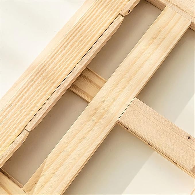 Book Stand Book Holder Tray Simple Wooden Desktop Reading Frame Adjustable Book Clip Small Bookstand Book Holder Cookbook Stand for Kitchen (Color : A)