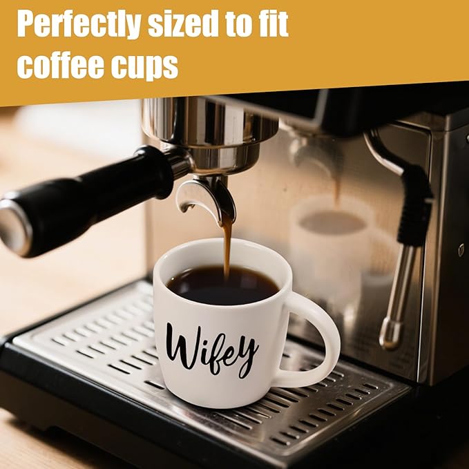 Wedding Gifts for Couples 2026, Wifey Hubby Mugs Set of 2 Coffee Mug, Bridal Shower Gift, Mr and Mrs Coffee Mug, Wedding Couples Gift for Bride Groom，Engagement Gifts