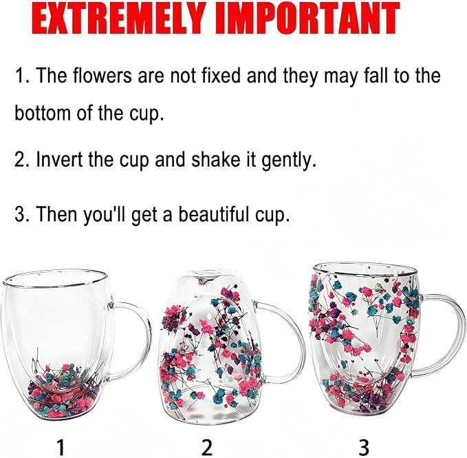 NBHUZEHUA Double Walled Coffee Mugs Glass Cups Wedding Anniversary Registry Gifts for Women Bridesmaid Engagement Gifts for Couples 2025