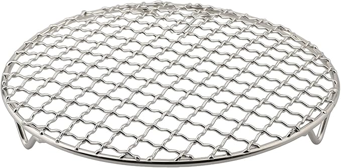 Cookie Cooling Rack For Cooking And Baking, Stainless Ste-el Grilling Wire sheet With Thick Border And Three-Leg Support, For Oven Cake Pie Bread Biscuit Pizza(12"/30.5cm)