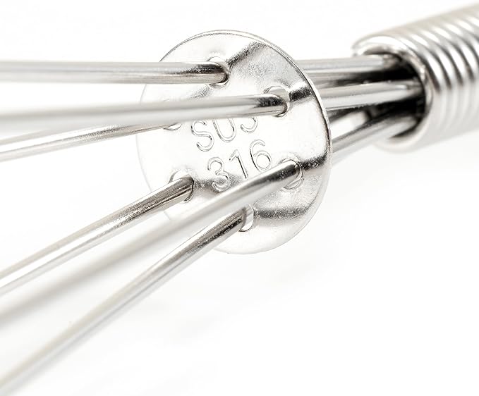 Mini Whisks 7 inch 316 Stainless steel Whisk, Hand Egg Mixer for Flour Cake Egg, Kitchen Cooking Baking Use Whisk (5)