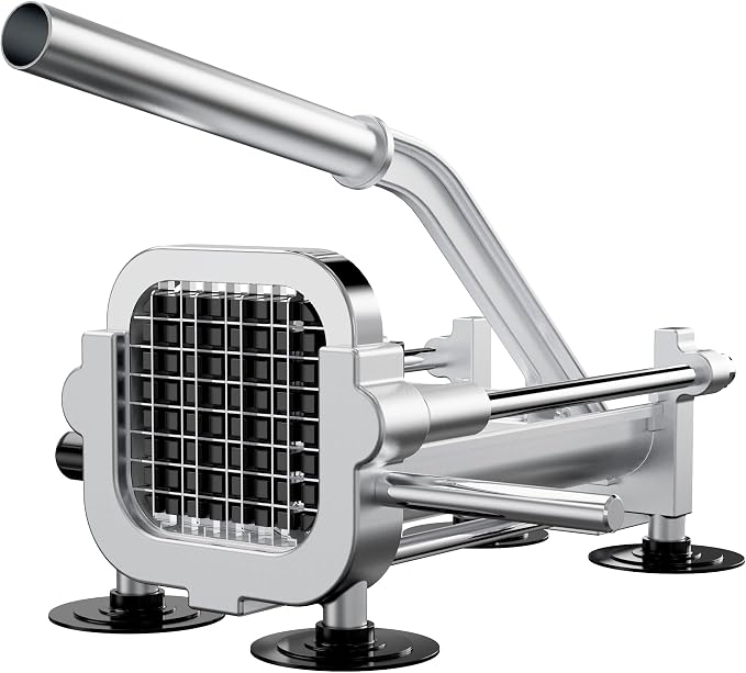 Eascandy French Fry Cutter, Heavy Duty Potato Slicer, Stainless Steel Potato Cutter with 3/8 Inch Blades for Sweet Potato, Carrot, Yam, Cucumbers.