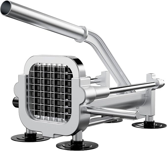 Eascandy French Fry Cutter, Heavy Duty Potato Slicer, Stainless Steel Potato Cutter with 3/8 Inch Blades for Sweet Potato, Carrot, Yam, Cucumbers.