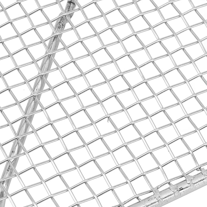 Cooling Rack, 304 Stainless Steel Wire Cooking Rack for Baking, High Temperature Resistant Oven Rack for Cooking, Roasting, Grilling (Medium Semicircle 18CM)