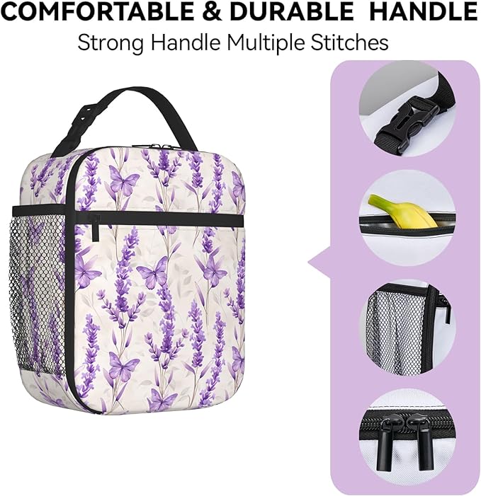 Reusable Campfire Lunch Box for Kids Girls Boys Women Adult, Insulated Fun Camping Lunch Bag,Polyester Cooler Handbags Case for School Picnic Work Travel Beach or Hiking