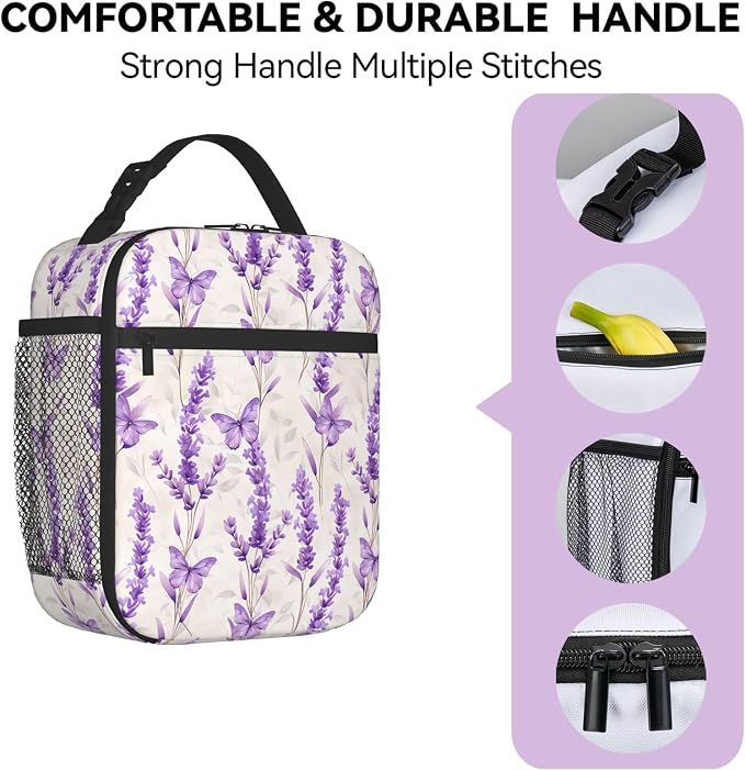 Reusable Cute Fruit Lunch Box for Kids Girls Boys Women Adult, Insulated Lemon Watermelon Lunch Bag,Polyester Cooler Handbags Case for School Picnic Work Travel Outdoor Beach or Hiking