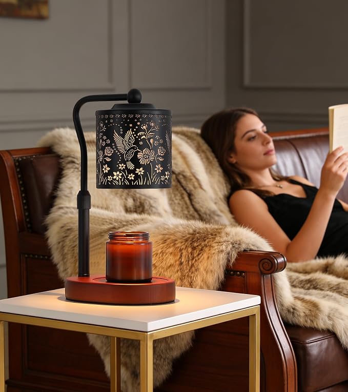 MEXISUE Candle Warmer Lamp with Timer, Bird Candle Warmer Lamp with Jar Candles,Wax Melt Warmer for Housewarming Gift, Birthday Mother's Day Valentines Gifts for Women,Mom,Sister,Bedroom Decor