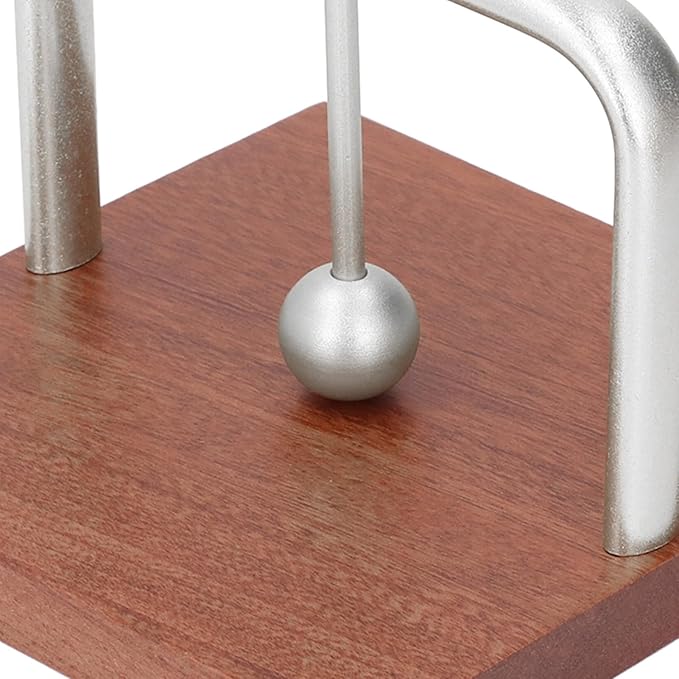 GOWENIC Table Napkin Holder with Lifting Ball, Solid Wood Napkin Rack, Metal Dispenser for Home Restaurant Coffee Shop (Silver)