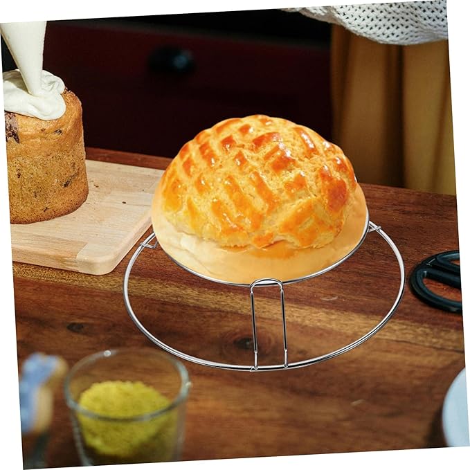 OUNONA Stainless Steel Cake Cooling Rack for Baking Bread Cooling Holder Stand Kitchen Baking Rack