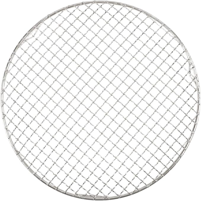 Round Cooling Rack 201 Stainless Steel Wire Oven Grill Sheet, 1.8mm Thick Border with 3 Legs for Baking, Grilling, Steaming, Drying Pies Cakes Pizza, Easy to Clean Silver Kitchen Tool(30.5cm)