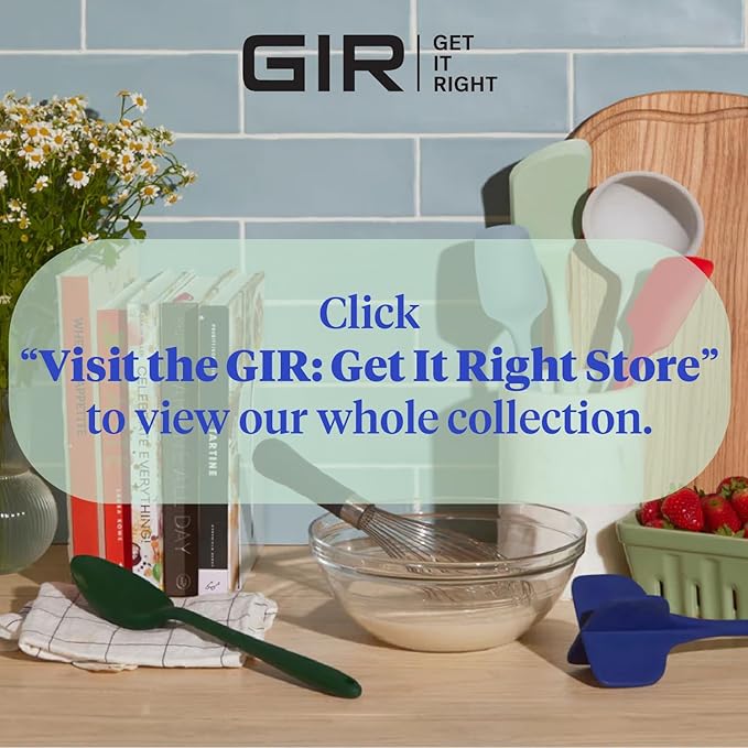 GIR: Get It Right 11" Stainless Steel Kitchen Whisk - 11.3" L x 2.8" W, Black - 12-Wire Design & Food-Grade Silicone Handle - Heat-Resistant to 425°F & Dishwasher-Friendly - Whisks for Cooking