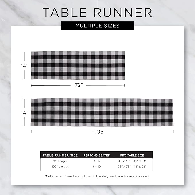 DII Farmhouse Braided Stripe Table Runner Collection, 15x72 (15x77, Fringe Included), Stone (Pack of 12)