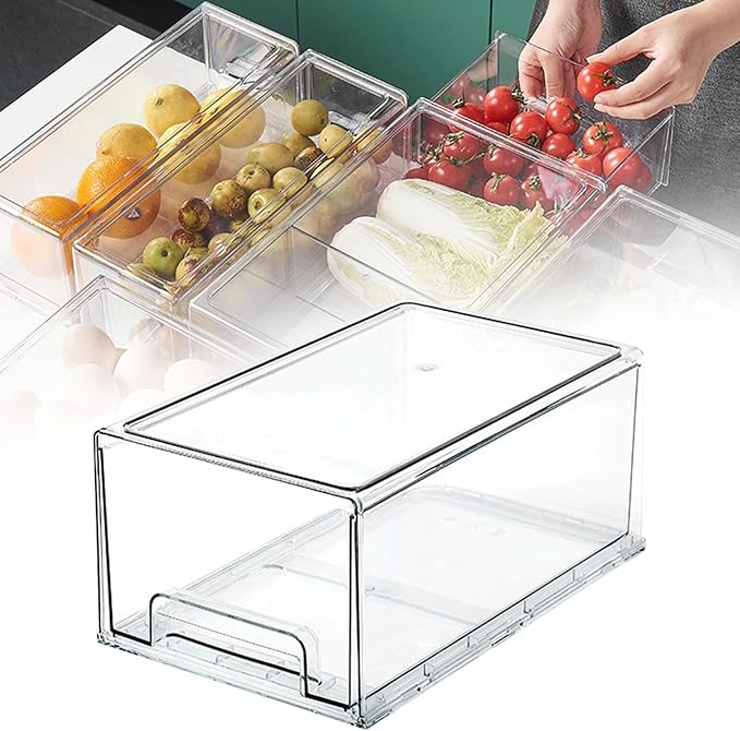 Fresh Food Storage Solution for Refrigerator - Keep Your Produce Organized, Extra Large