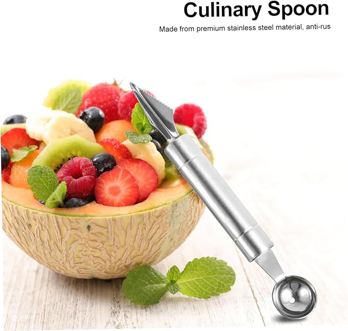 Garneck 9pcs Decorating Spoons for Cake Baking Coffee Art and Sauce Plating Includes and Culinary Painting Tools for Creative Desserts and Fruit Decoration