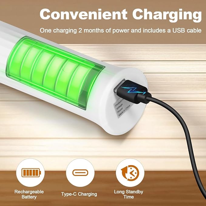 Milk Frother Handheld Rechargeable – Electric Matcha Whisk & Drink Mixer, Foam Maker for Latte, Cappuccino, Bulletproof Coffee, Portable Stainless Steel Frother for Home, Office & Travel. (Black)