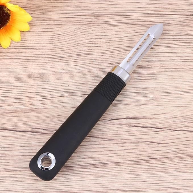 Cabilock Multifunctional Stainless Steel Peeling Knife - Non Swivel Vegetable Peeler for Carrots Potatoes Cucumbers and More