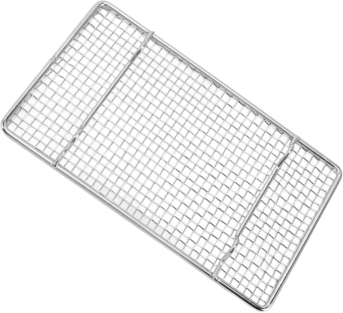 Gavigain Cooling Rack,Cooling Racks for Baking Stainless Steel Wire Cooking Rack High Temperature Resistant Oven Safe for Cooking Roasting Grilling (C 19.2CM)