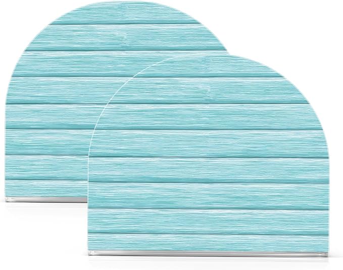 Retro Teal Light Blue Napkin Holder for Tables Paper Cocktail Napkin Holders for Kitchen and Dinning, Acrylic Dinner Napkin Dispenser for Restaurant Home Decor Bar Accessories 1 Pack