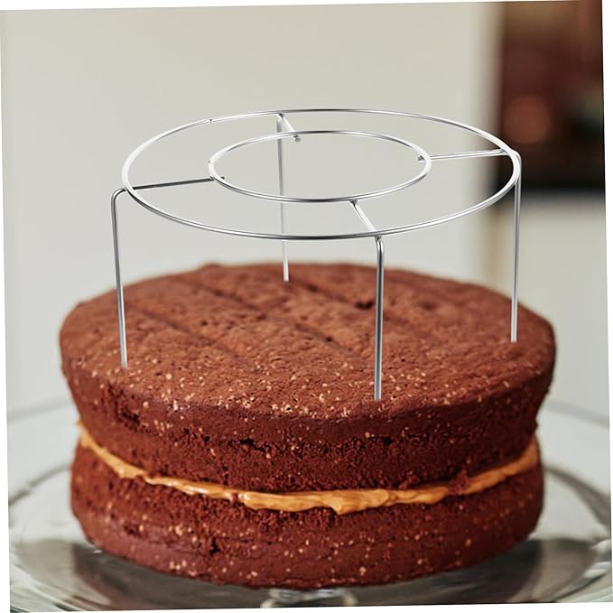 PRETYZOOM 304 Stainless Steel Sturdy Cooling Rack for Baking Oven Safe Metal Cake Cooling Stand for Desserts Cookies and Baked Goods