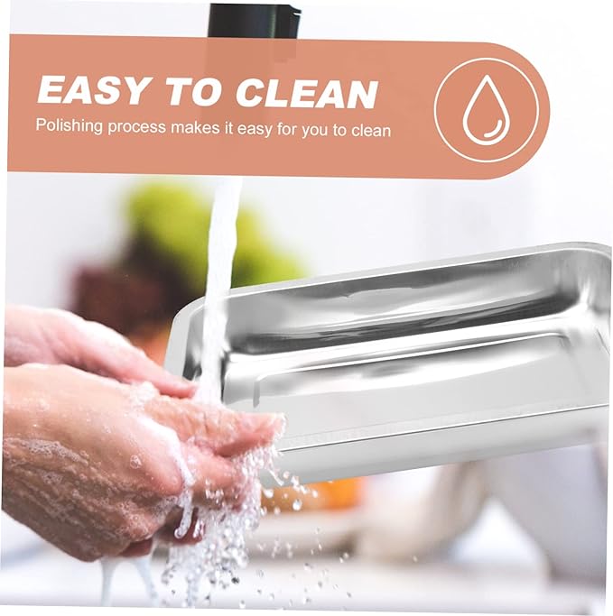 2sets Stainless Steel Baking Pan Removable Cooling Rack Versatile Drain Oil Plate for Baking and Cooling Heavy Duty Design Dishwasher Safe Style